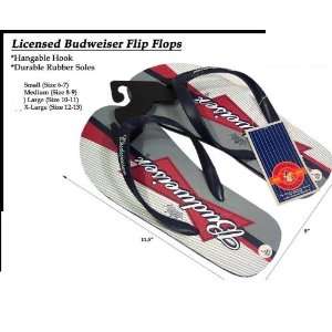  Budweiser Official Flip Flops Varied Sizes (Indicate size 