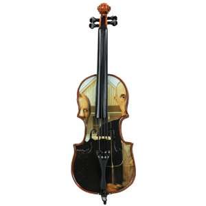  Starlite Creations 9 Inch Musical Cello Figurine, Gothic 