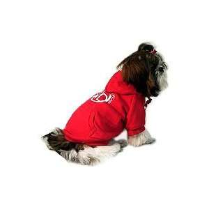  Hooded Dog Sweatshirts Red Small: Kitchen & Dining