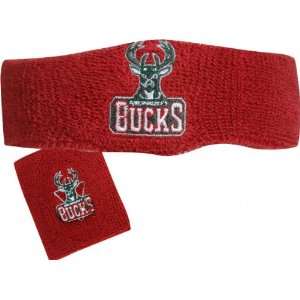  Milwaukee Bucks Head and Wristband Combo Pack Sports 