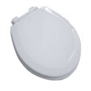  EverClean Wood Elongated Toilet Seat with Easy Lift Hinges 