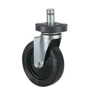  5 Rubber Casters with Bumper Guards: Office Products