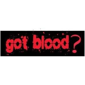   BLOOD? VAMPIRE Funny Gothic NEW Fun BUMPER STICKER!: Everything Else
