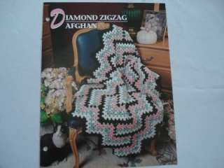 Diamond Zigzag pattern RARE from Annies Crochet & Quilt Club  