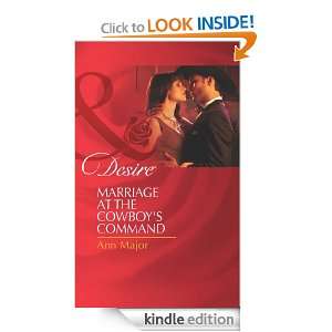 Marriage at the Cowboys Command Ann Major  Kindle Store