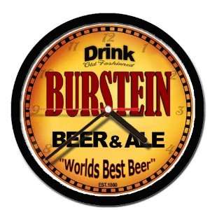  BURSTEIN beer and ale cerveza wall clock: Everything Else