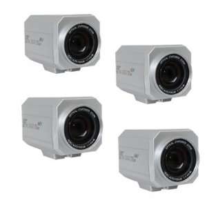 Pack of Sony CCD 27x Zoom Day/Night Surveillance Security Camera 