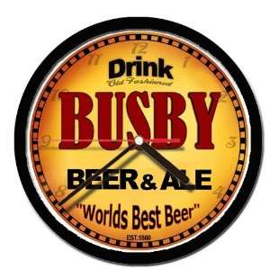  BUSBY beer and ale cerveza wall clock: Everything Else