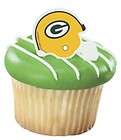 NFL Green Bay Packers Football Helmet Cake Cupcake Ring Decoration 