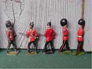 BRITAINS,12 Lead Soldiers Total,7 From Set 1327, Old  