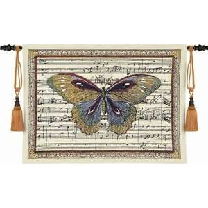  Butterfly Dance I Sm Wall Hanging   36 x 27