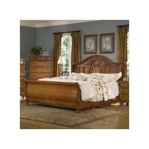 Southern Heritage Sleigh Bed (Chestnut) (King) by Vaughan 