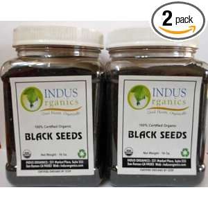  Indus Organics Black Seeds, Black Cumin, (Nigella Sativa 