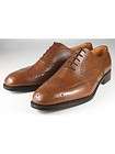   Mens Tan Leather Lace Up Brogues Shoes w/Dustbags US10 Eu43 UK9
