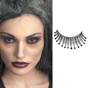 Lets Party By Disguise Inc Black Beaded Tip Eyelashes / Black   Size 