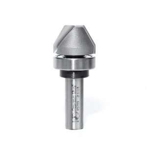   Flute Carbide Tipped Router Bit with Ball Bearing Guide, 1/2 Inch