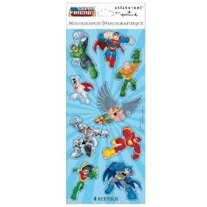  Lets Party By Hallmark Super Friends Holographic Sticker 