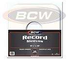 Pack of 50 BCW LP Record Album Paper Sleeves with hole
