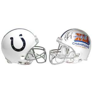   Super Bowl Helmet with 49 TDâ€™s Inscription
