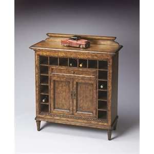  Butler Wood Connoisseur Wine Cabinet Patio, Lawn & Garden