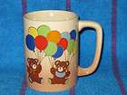 Otagiri Ceramic Bear Theme Coffee Mug  Made in Japan