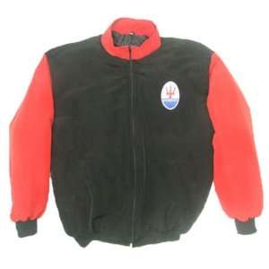  Maserati Racing Jacket Black and Red: Sports & Outdoors