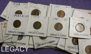 LINCOLN WHEAT CENT COLLECTION MOST XF BU SOME KEYS (RYO  