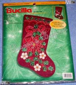 Bucilla GLITTER & GLITZ Felt Christmas Stocking Kit  