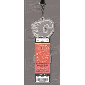  Calgary Flames Engraved Ticket Holder: Sports & Outdoors