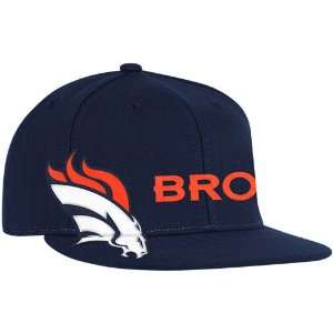   Broncos Youth Navy Blue Side Strike Flex Fit Hat