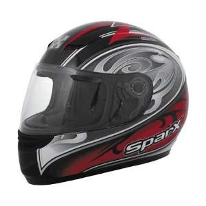    Sparx S 07 Shield Full Face Helmet XX Large  Red: Automotive
