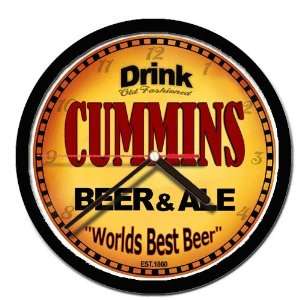  CUMMINS beer and ale cerveza wall clock: Everything Else