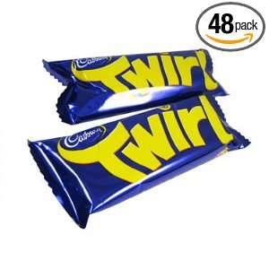 Cadbury Twirl Bar, 1.5 oz, 48 count:  Grocery & Gourmet 