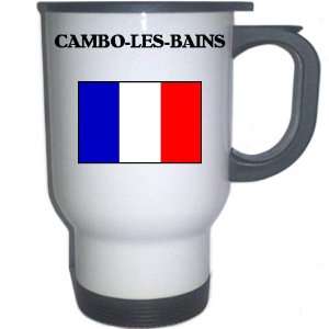  France   CAMBO LES BAINS White Stainless Steel Mug 