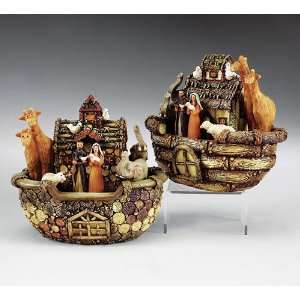  6 Noahs Ark Religious Table Top Decoration #397734: Home 