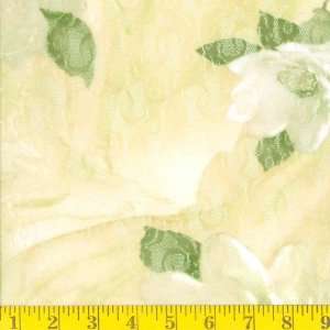  54 Wide Stretch Lace Celedon Floral Fabric By The Yard 