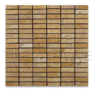   Tumbled Single Strip Mosaic Tile   Lot of 50 sq. ft.: Home Improvement