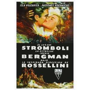  Stromboli (1950) 27 x 40 Movie Poster Argentine Style A 