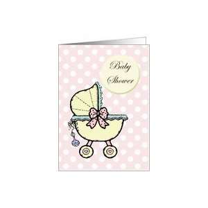  baby stroller Baby Shower Card Card: Health & Personal 