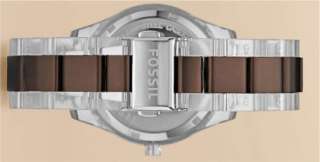 Fossil   Ladies Stella Resin Watch   Clear with Brown Accents ES2801 