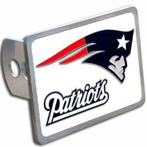  New England Patriots Premium Pewter Trailer Hitch Cover 