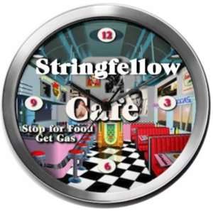  STRINGFELLOW 14 Inch Cafe Metal Clock Quartz Movement 