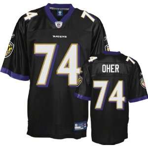  Michael Oher Youth Jersey: Reebok Black #74 Baltimore 