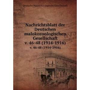   46 48 (1914 1916) Deutsche Malakozoologische Gesellschaft Books