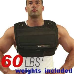 60lbs Weight Fitness Exercise Adjustable Weighted Vest  