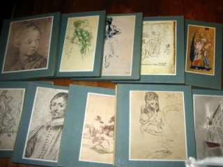 DRAWINGS OF THE MASTERS 10 Volumes Slipcases FRENCH, JAPANESE, ITALIAN 