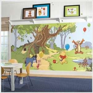  Winnie The Pooh Large Wall Mural: Home & Kitchen