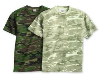 348) Anvil Camouflage T Shirt Hunting  