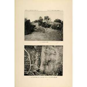  1904 Print Zuni Pictograph Rock Canyon Wall Hanlipinkia 