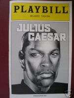 Denzel Washington Playbill Julius Caesar Jessica Hecht Patrick Page 